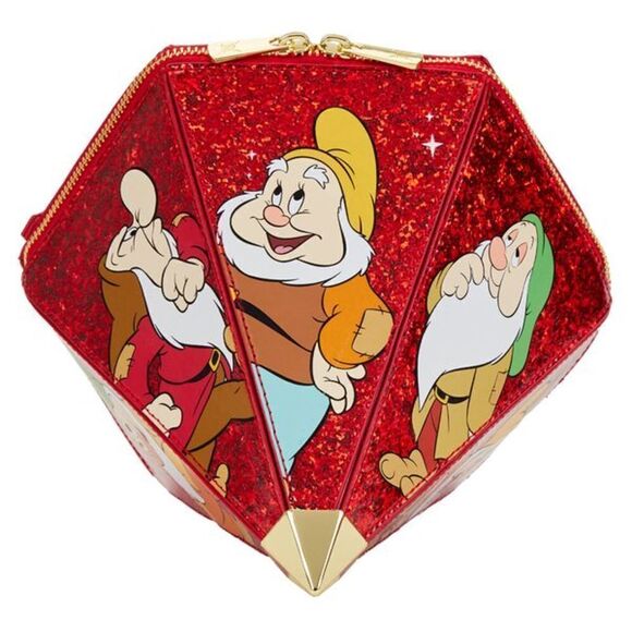Loungefly Snow White Seven Dwarfs Gem Crossbody Stitch Shoppe NWT - Picture 3 of 6